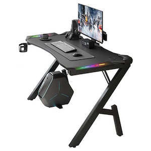 Desk Table: Gaming Desk Table 120cm RGB Light