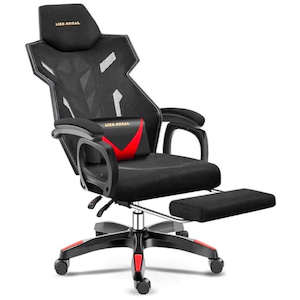 Gaming Chair with Headrest and Lumbar Support