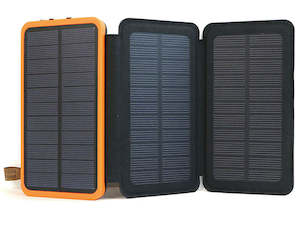 Phone Chargers: Solar Power Bank 20000mAh Dual USB