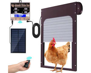 Solar-Powered Automatic Chicken Coop Door