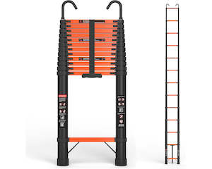 5.0M Telescoping Ladder with Hooks