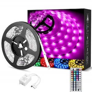 Lighting Effects: Led Strip Light Kit 5M 240Led 5050 Rgb With 44 Key Controller