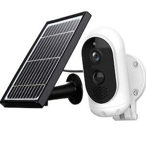 Wireless security camera Solar panel Battery Operated