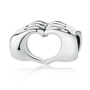 Hands Heart Charm