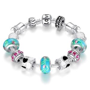 Costume Jewelry Murano Bead Bracelet