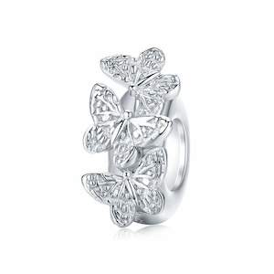 Silver Butterflies Stopper