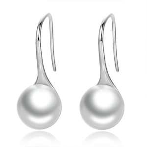 Long Pearl Drop Earrings