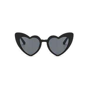 Love Heart Glasses - Black