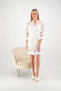 Millie Lace Bridal Robe