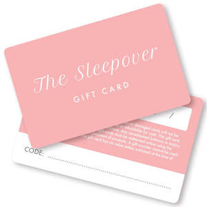 Clothing: The Sleepover Gift Card