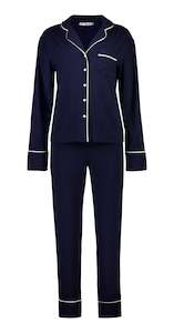 Sophia Supersoft Long PJ Set - Navy