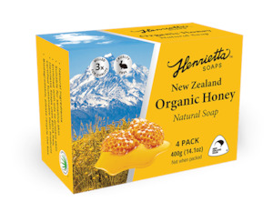 Organic Honey Soap  4 x 100g