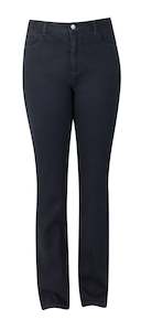 Straight Leg Full Length Jean - 5937 - Black