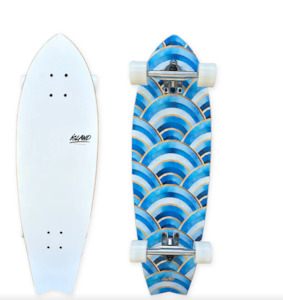 32" Cruiser Skateboard - Blue Wave