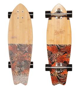 28" Fish Tail Cruiser - Tropical Maple