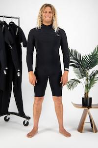 Mens 2/2 Long Sleeve Chest Zip Springsuit