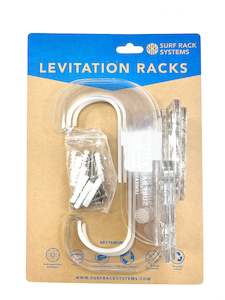 Storage Travel: Clear Levitation Surfboard Wall Rack