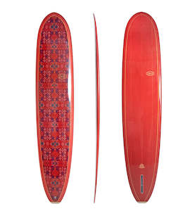 Vintage Log Longboard - Maroon