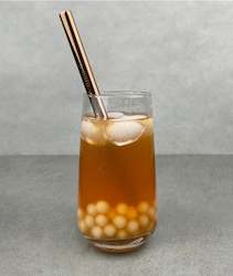 Red Grapefruit Bubble Tea