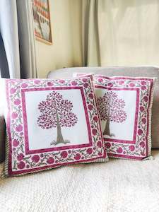 Block Printed Cotton Cushion Covers