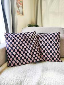 Block Printed Cotton Cushion Covers