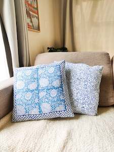 Block Printed Cotton Cushion Covers