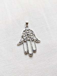 Brass Jewellery: Hamsa Pendant