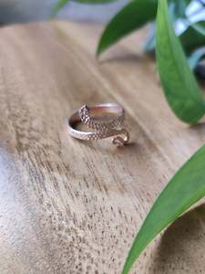 Copper Snake Ring