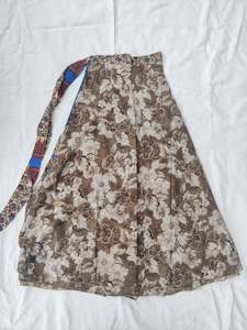 Clothing 1: Silk Sari Reversible Wrap Skirt #3