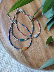 Crystals: Crystal Bead Anklet