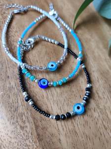 Bracelets: Evil Eye Charm Bracelet