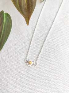 Necklaces: Daisy Necklace - Sterling Silver