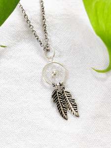 Sterling Silver Dreamcatcher Pendant