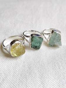 Large Rough Crystal Rings