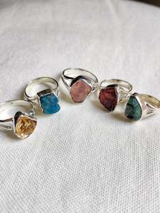 Large Rough Crystal Rings