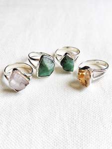 Large Rough Crystal Rings