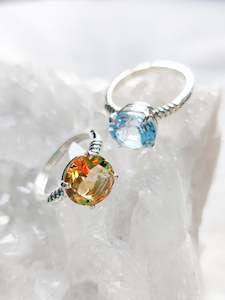 Wrapped Stone Ring