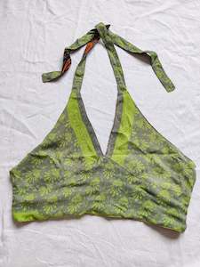 Silk Sari Reversible Top - Thick Strap #2