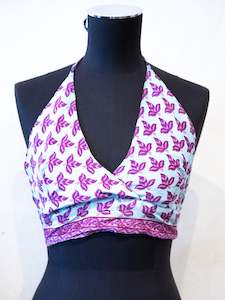 Silk Sari Reversible Top - Thin Strap #3