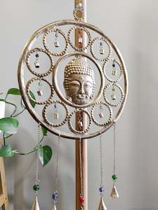 Extra Large Brass Buddha Mobile