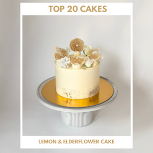 [TOMORROW] Lemon & Elderflower Cake