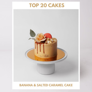 [TOMORROW] Banana & Salted Caramel Cake