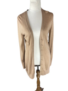 Country Road longline merino & silk cardigan | size 14