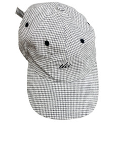 I love Ugly cap in Washed Black Houndstooth | one size