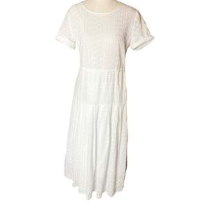 Kate Sylvester white cotton dress | size 8