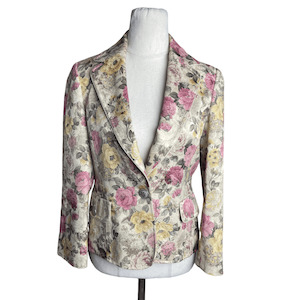 AENOC floral print blazer | size 8-10