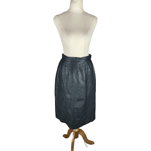 Skirts: Leather midi skirt | size 6