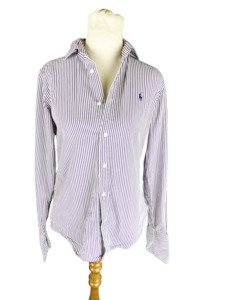 Ralph Lauren purple stripe cotton shirt | size 8