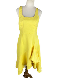 Atmos&Here yellow midi dress | size 8