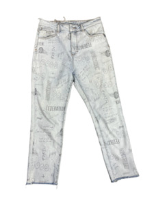 Federation pattern jeans | size 10